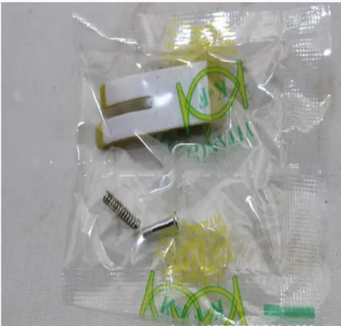 Teflon Double Laminated Foot Plate with Spring Screws