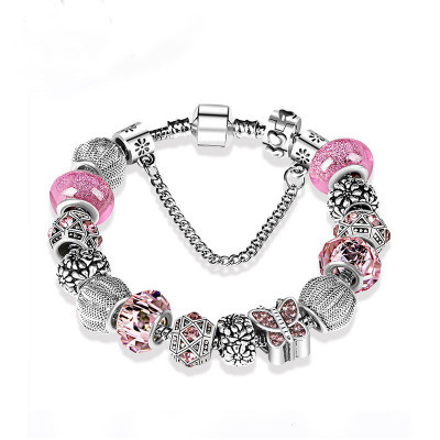 Beaded Bracelet DIY Diamond Butterfly Alloy Tennis Accessories