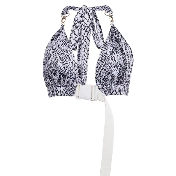 Sleeveless hanging neck navel short vest
