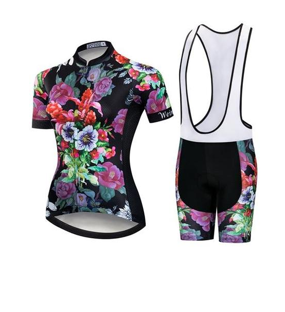 Cycling Kit - BouquetCycling kit - DAHLIAWHITETour de France team version SKY black Jersey long-sleeved suit men's summer thin section equipment cycling shirt trousers variety