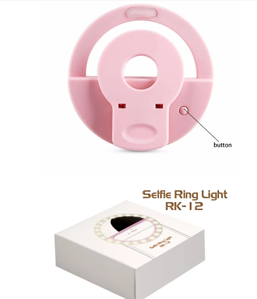 Mobile phone fill light USB charging model rk12 mobile phone self-timer beauty fill light – image 3