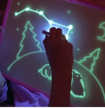 Children's luminous board