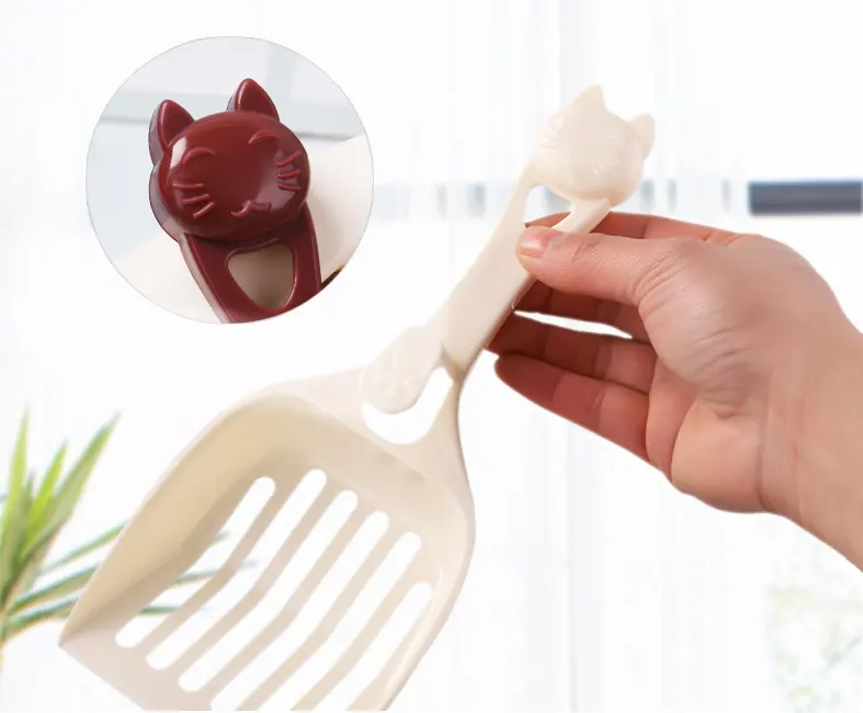 Plastic cat litter shovel head shovels