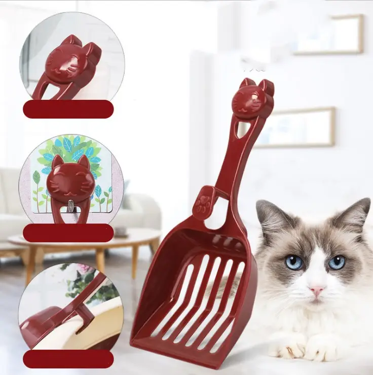 Plastic cat litter shovel head shovels