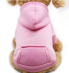 Dog clothes autumn new Teddy cat than bear puppy puppies Thin summer spring and autumn winter pockets sweater - Pink - View 1