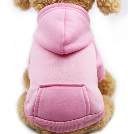 Dog clothes autumn new Teddy cat than bear puppy puppies Thin summer spring and autumn winter pockets sweater Pink - Shop at LoveMi