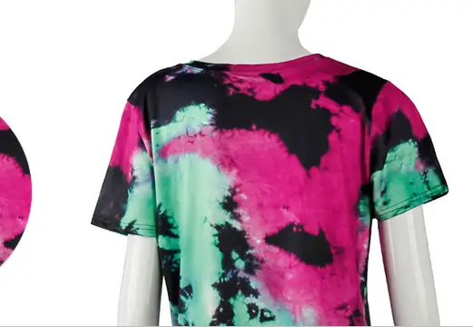 Digital printed short sleeve