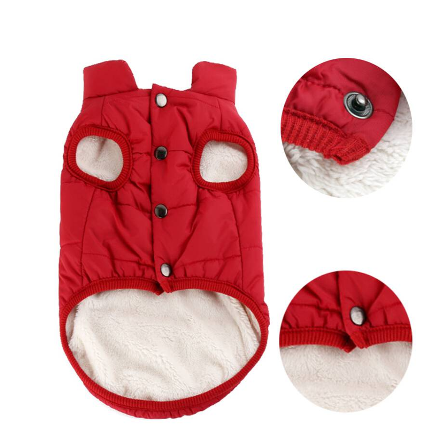 Teddy Dog Clothes Autumn And Winter Clothes Puppy Dog Cotton Clothes Small Dog Medium Dog Jinmao Bomei Winter Loaded Pet Vest