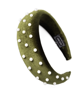 European Cross-Border Creative New Pearl Thickened Packed Spongewool Hair Hoop Wide Edge Hoop Chao Xiu Hair Ornament