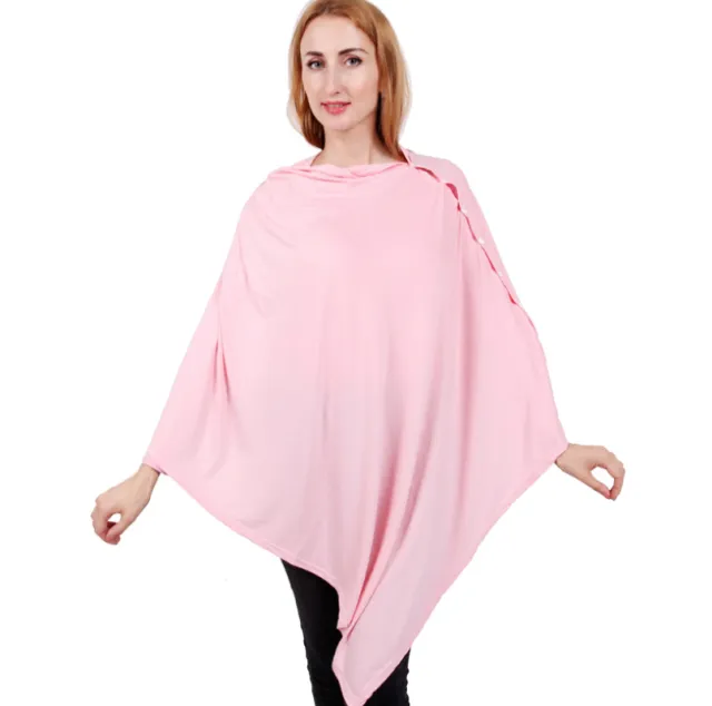 Button breastfeeding scarf shawl baby care towel car cover towel multi function breastfeeding towel nursing scarf Leather Powder - Shop at LoveMi