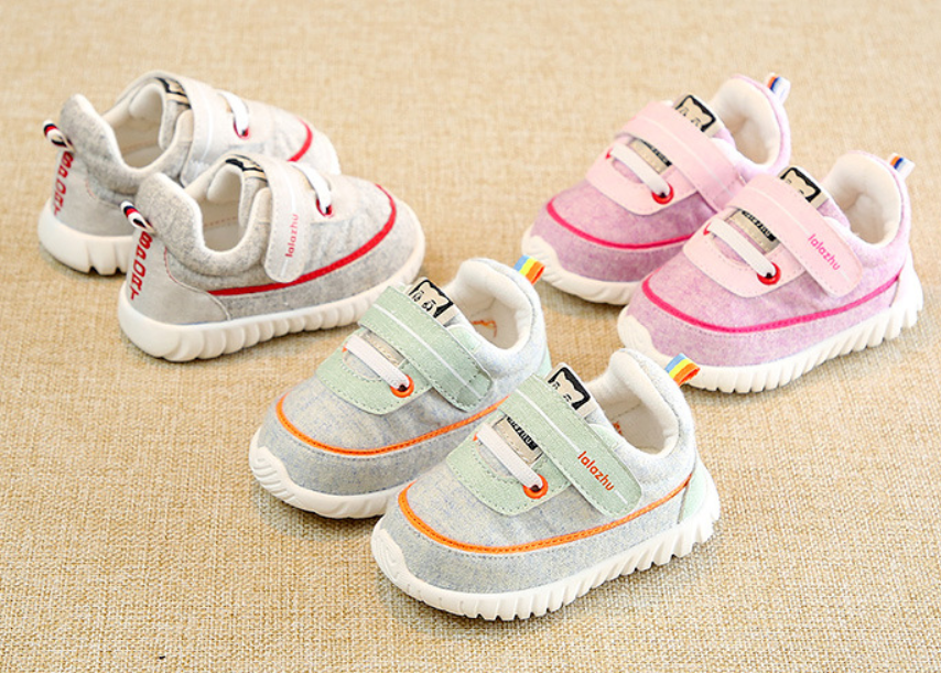 Children's functional shoes toddler soft bottom  non-slip elastic sneakers