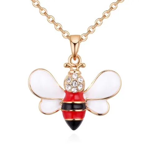 Summer Jewelry Necklace Lady Cartoon Cute Drop Oil Studded