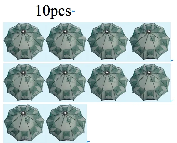 Strengthened 4-20 Holes Automatic Fishing Net Shrimp Cage Nylon Foldable Fish Trap Cast Net Cast Fold Crab Trap Fishing Network – image 8