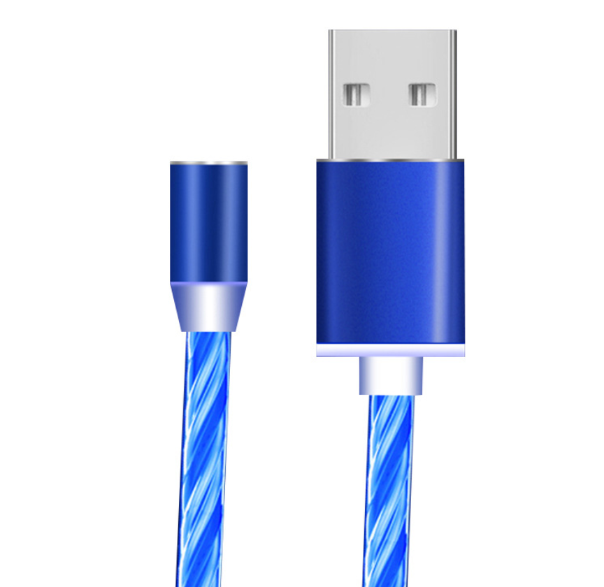 Compatible with Apple, Flowing Ligh Magnetic Streamer Data Line Cable for Iphone - Picture 19 of 20