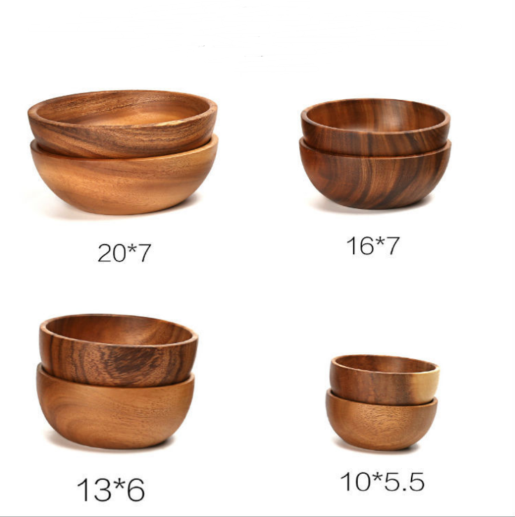 Title 1, Acacia King Size Salad Bowl