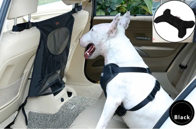 Pet Car Fence Rear Seat Screen Anti dog Harassment Explosion Safety Barrier Black - Shop at LoveMi