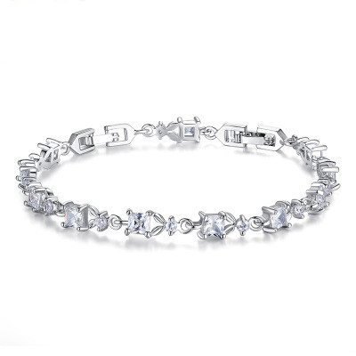 Zircon Bracelet Female Korean Version Of The Temperament Diamond Fine Exquisite Bracelet