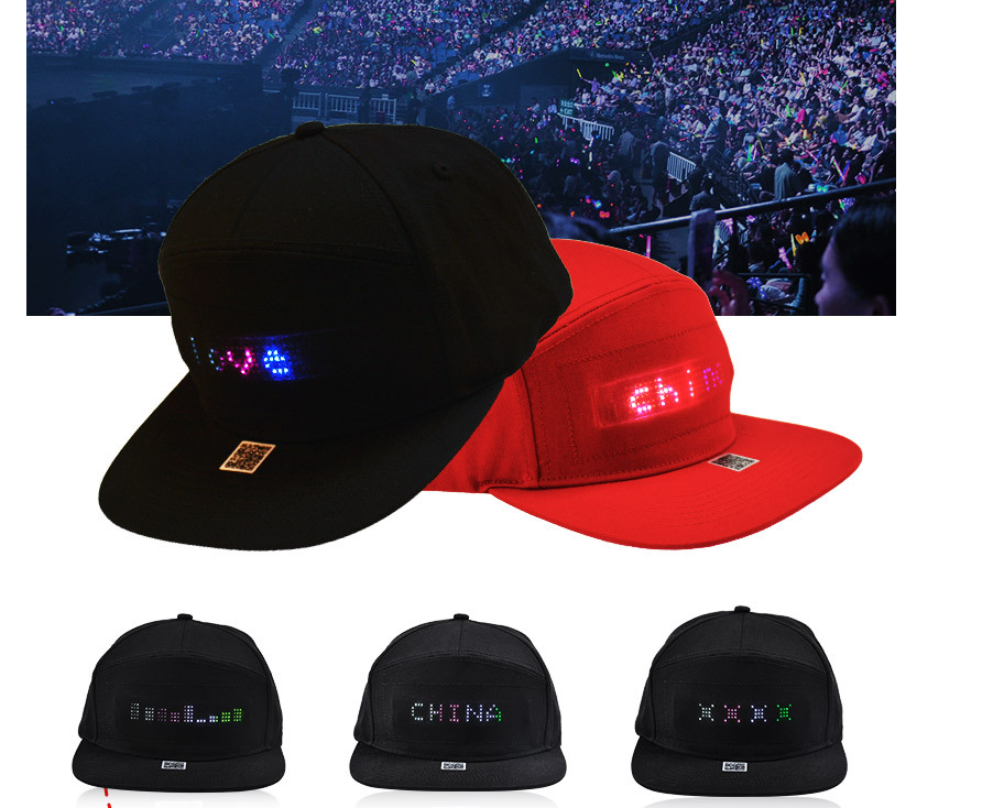 Color LED display cap
