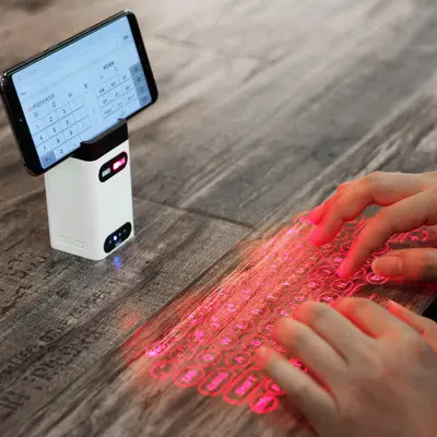 LEING FST Virtual Laser Keyboard Bluetooth Wireless Projector Phone