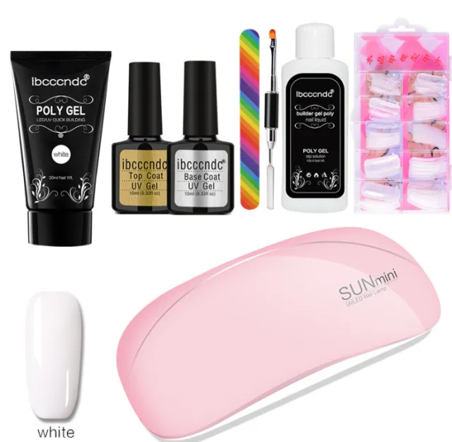 Painless And Rapid Extension Of Crystal Glue100 piece Boxed With Scaled Nail Crystal Whiteb - Shop at LoveMi