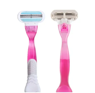 Manual razor shaving knife - Pink