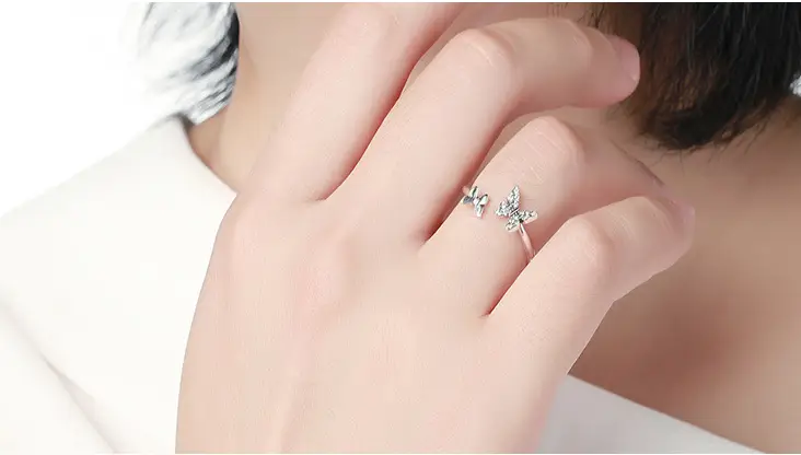 Butterfly S925 Sterling Silver Ring