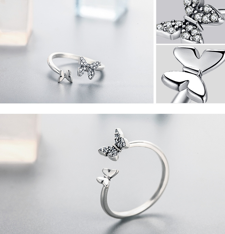 Butterfly S925 Sterling Silver Ring