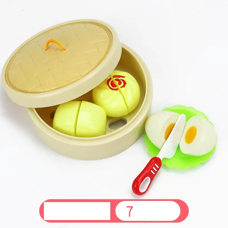 Children Cut Fruit, Toys, Kitchens, Vegetables, Babies, Boys and Girls Cut Steamed buns, Cherry Suit