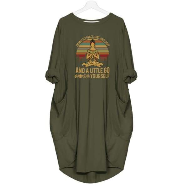 I'm mostly letters printed European and American loose casual summer dresses