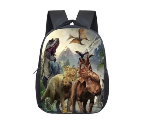 Jurassic Dinosaur Hot Backpack Primary and Secondary School Students