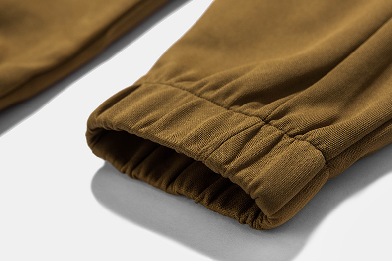 Side striped elastic waist elastic beam men's retro sweatpants