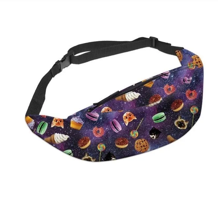 Star Print Pocket - Purple