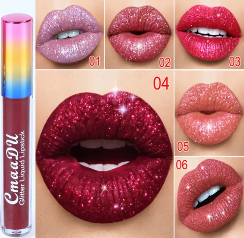 Symphony Shiny Matte Metal Lip Gloss Lipstick