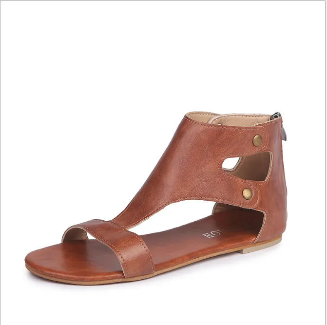 Flat sandals - Red