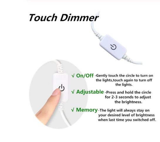 Световая полоса для швейной машины, сенсорная светодиодная панель с регулируемой яркостью