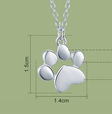 Footprint necklace