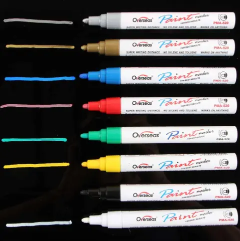 Metal Color Paint Pen White Marker Pen Tire Pen