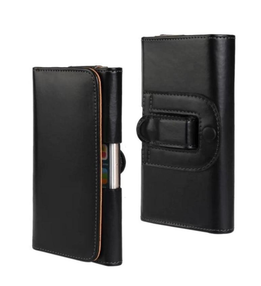 Mobile phone pocket hanging waist leather case — foto 6