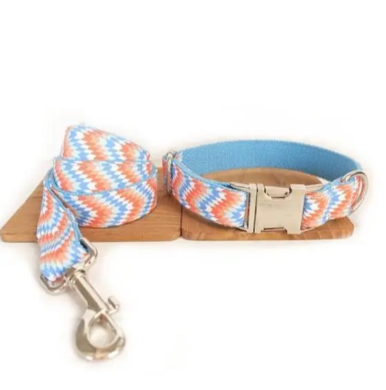 Money loop dog leash set portable dog running leash rope Orange Blue - Shop at LoveMi