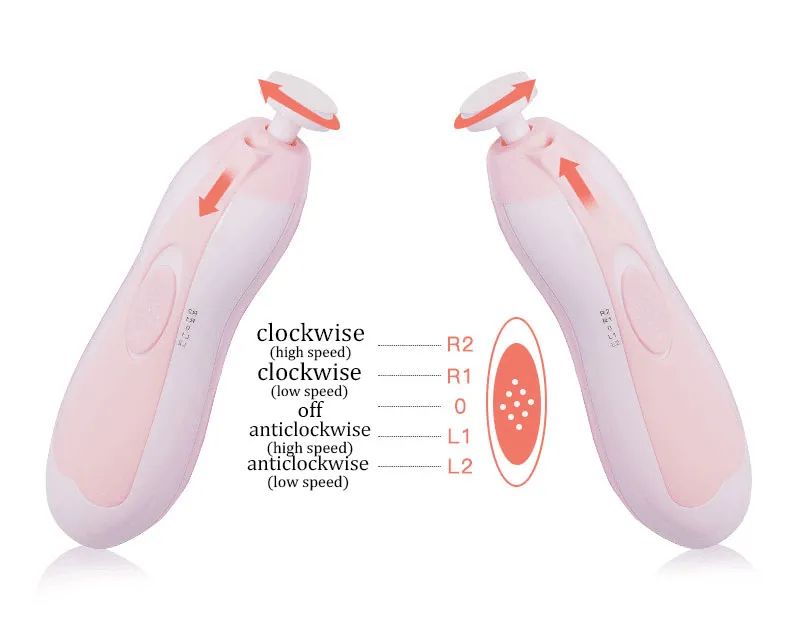 Anti-scratch Multifunctional Baby Electric Nail Polisher – image 7