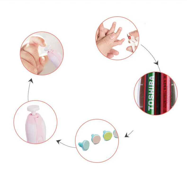 Anti-scratch Multifunctional Baby Electric Nail Polisher – image 5