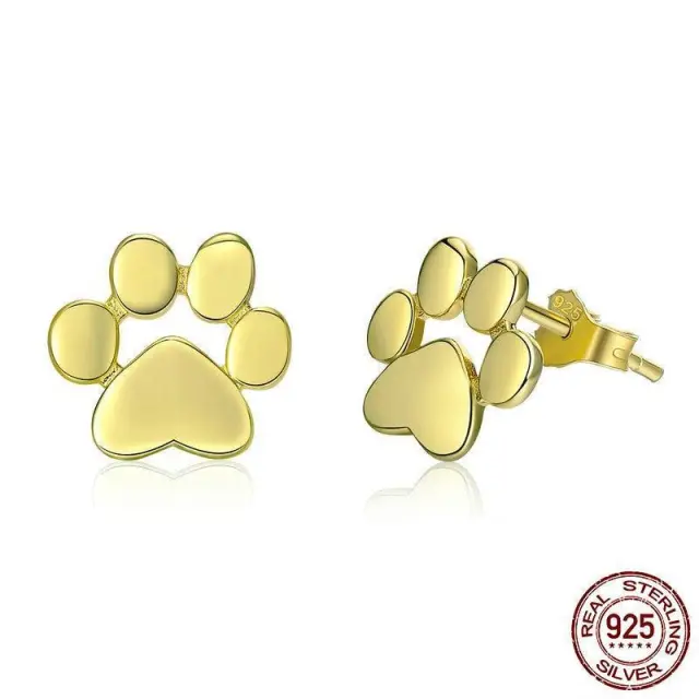 925 silver earrings personalized diamond earrings Gold - Shop at LoveMi