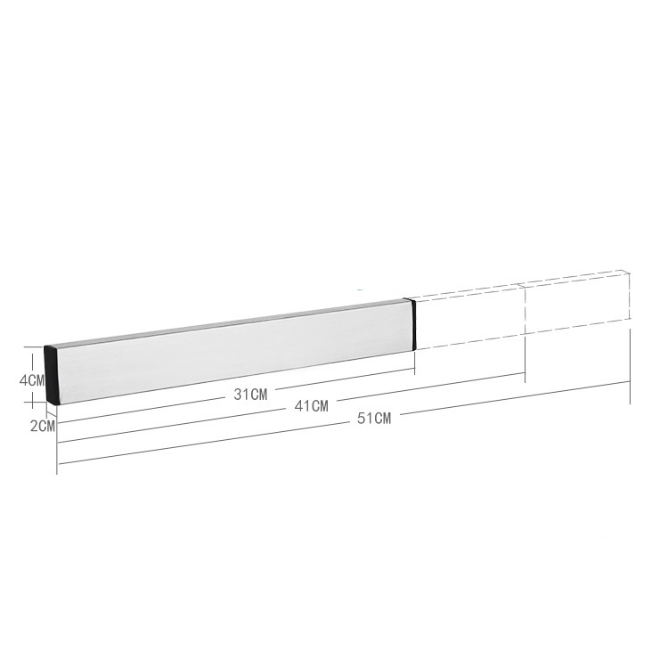 One Generation Creative European  Stainless Steel Magnetic Knife Frame Strong Kitchen Cutter Collector Wholesale