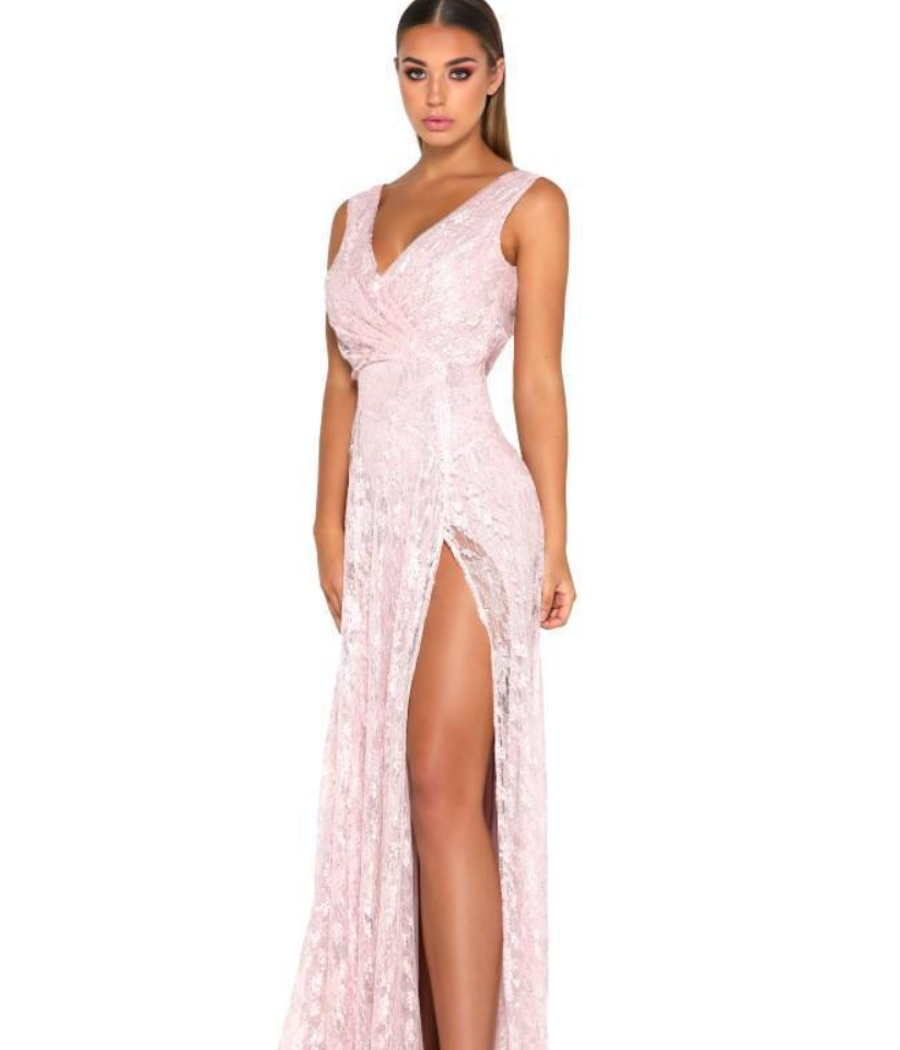 Sleeveless evening dress