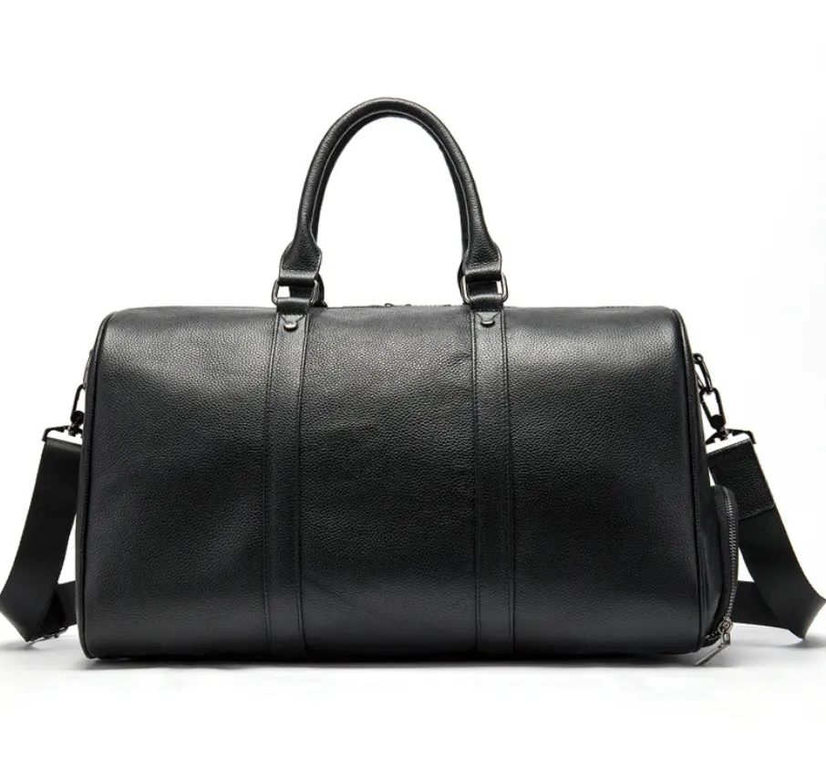 The First Layer of Leather Leisure Portable Travel Bag