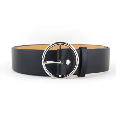Faux-Leather Pin Buckle Vegan Womens Belt - Styleh-100Cm