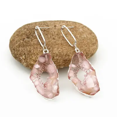 Shell hollow earrings