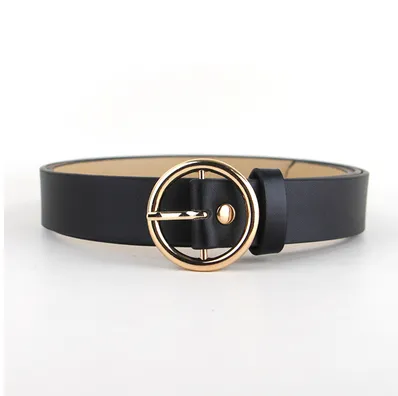 Faux Leather Pin Buckle Vegan Womens Belt Stylea 100Cm - Shop at LoveMi