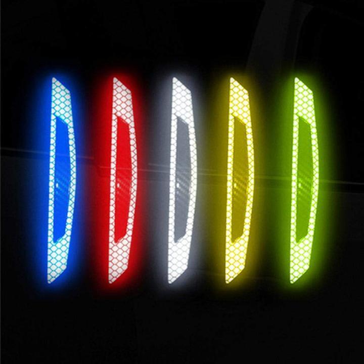 Car door anti-collision strip body stickers reflective stickers