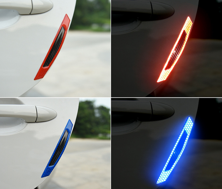 Car door anti-collision strip body stickers reflective stickers - Image 2